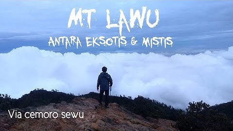 Pendakian Gunung Lawu Via Cemoro Sewu Full hujan Camp di Warung Pos 5