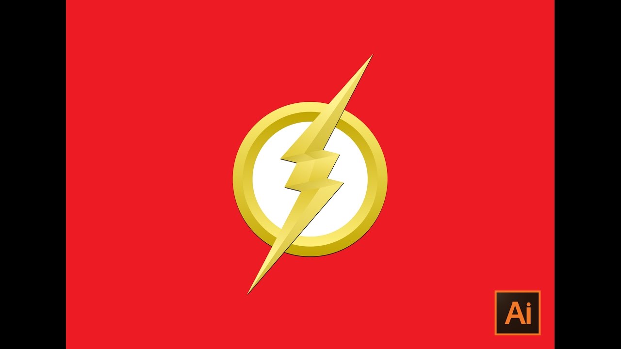 Логотип Вспышка - Logo Flash  ( Adobe Illustrator CC )