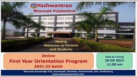FIRST YEAR ORIENTATION PROGRAM 2021-22 BATCH