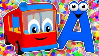 SUPER CIRCUS 3D Alphabet Buses | Learn ABCs for Kids, Teach Colors, 3D Baby Rhymes by Busy Beavers