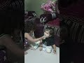 ice cream feed by sister