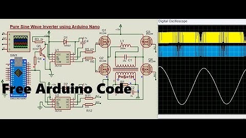 How to make Pure Sinewave Inverter using Arduino Nano MOSFET Drive Part 7