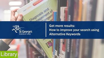 Ovid - How to improve your search using Alternative Keywords