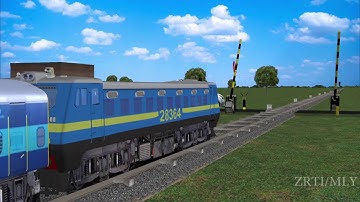 Gate signals passing at on - Railways