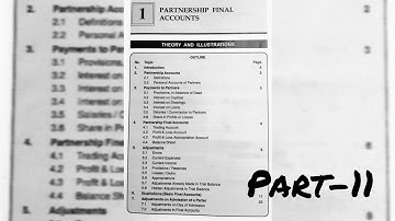 SYBCOM SEM-III | ACCOUNTANCY AND FINANCIAL MANAGEMENT  MODULE:1 PARTNERSHIP FINAL ACCOUNTS (part-II)