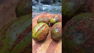 let&#39;s make special umbrella pickles 😋 ඇඹරැල්ලා  #umbrella #pickle