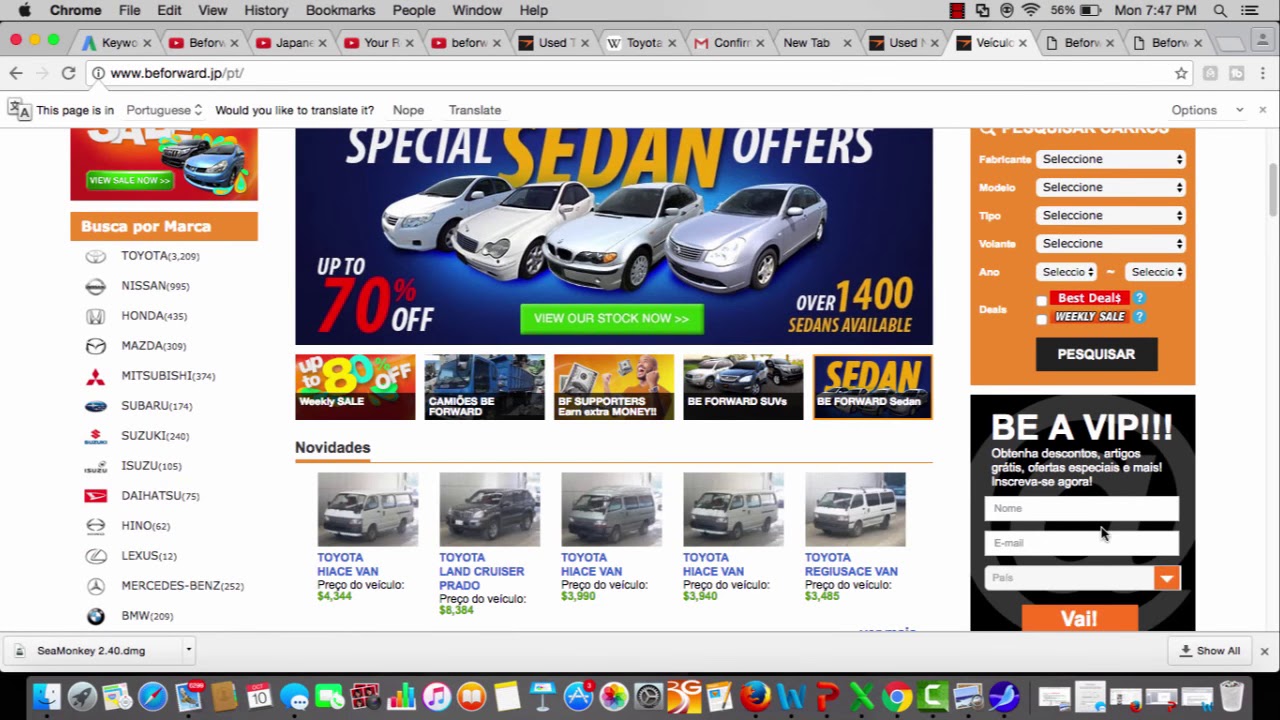 Beforward Japanese used vehicles how to buy a Japanese used car YouTube YouTube