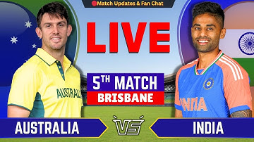 🔴 INDIA vs AUSTRALIA, 5th T20 Match | Live Score & Updates | IND vs AUS | Live Cricket Match Today
