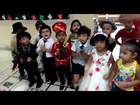 Cute n little students of BRIGHT SPARK MONTESSORI  in British disguise
