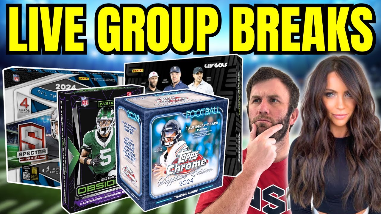 WEDNESDAY NIGHT BREAKS! | Topps Chrome Sapphire, Obsidian, Spectra, Prizm LIV Golf (GB #58-60)