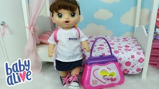 Oi amiguinhos, a Sophia quase perdeu a hora de ir pra escola hoje. ...