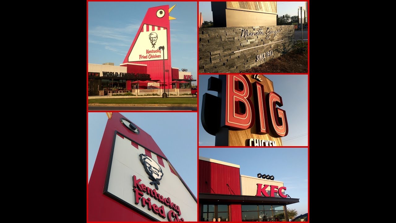 the new big chicken kfc in marietta ga youtube
