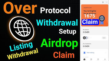 Over Wallet Airdrop Withdrawal Setup Complete Process | Over Wallet Airdrop New Update | Over Token