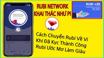 Rubi Network Mining Like Pi, How to Transfer RUBI to Wallet Once KYC is Successful