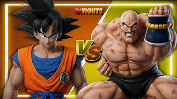Goku Vs. Nappa (CPU Battle) DBZ - BUDOKAI 4
