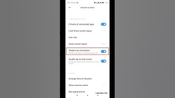 How to off global icon animations on poco m2 pro #shorts