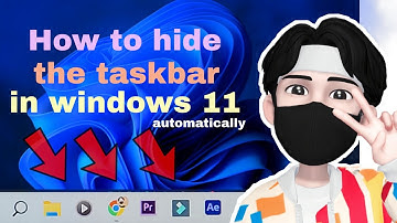 How to hide Taskbar in Windows 11 | Automatically hide & unhide taskbar in PC/Laptop | Digital Vro