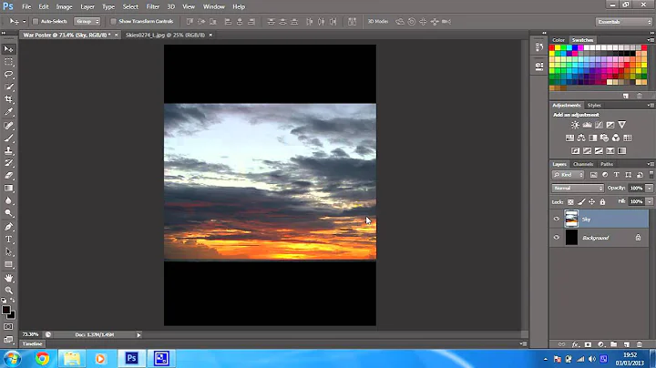 Create a war scene with stock images - Photoshop CS6 tutorial - Part 2
