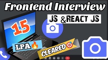 💻 Frontend Interview (Round 2) 🎉🎊Cleared 🔥🎉 |Javascript and React JS | #javascriptinterview Html/css