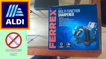 ALDI Ferrex 65W Tool Sharpener Review And Unboxing