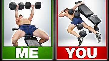 BENCH: How To PICK UP & DUMP Heavy Dumbbells Safely! | NO SHOULDER PAIN!