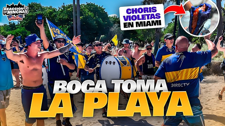 BANDERAZO DE BOCA EN MIAMI