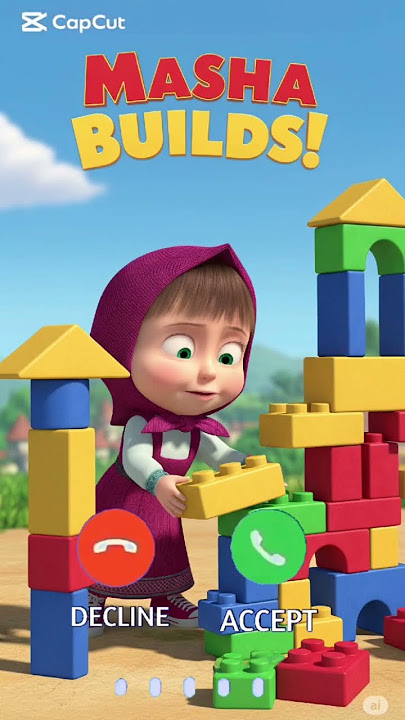 Masha's daily ringtone 😂 #masha #calling #funny #shorts #iphoneringtone #trending #cartoon