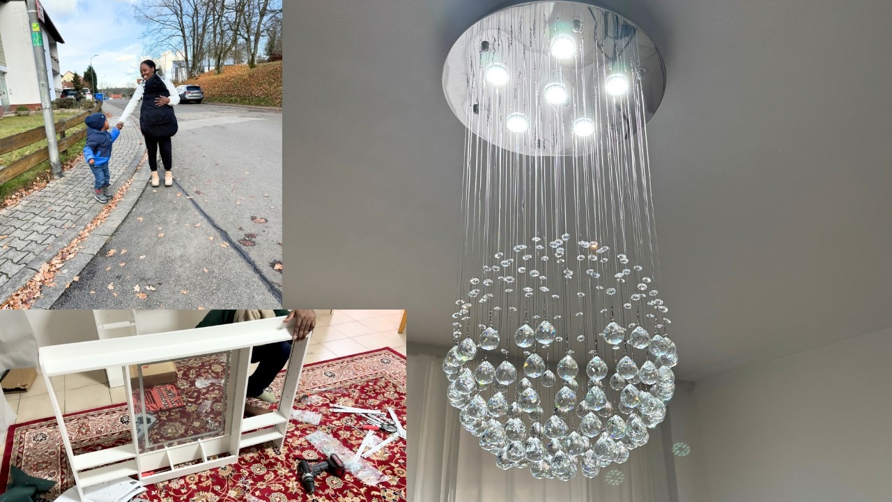 Our new home| Husband gifted me DREAM girly vanity| Building my Toddler new Bed+More | LifeOfAnnick|