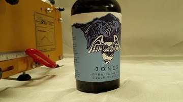 Race 7326 RLTC-SP Tapered Cider Bottle w/ Full Wrap Label