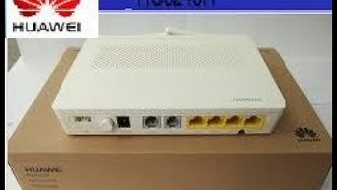 Huawei  EchoLife HG8245H GPON Configuration,DATA,VOICE N WIFI.