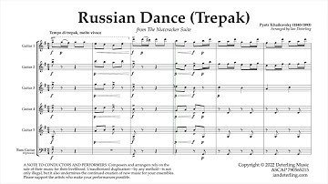 Russian Dance from "The Nutcracker Suite" (arr. guitar ensemble)