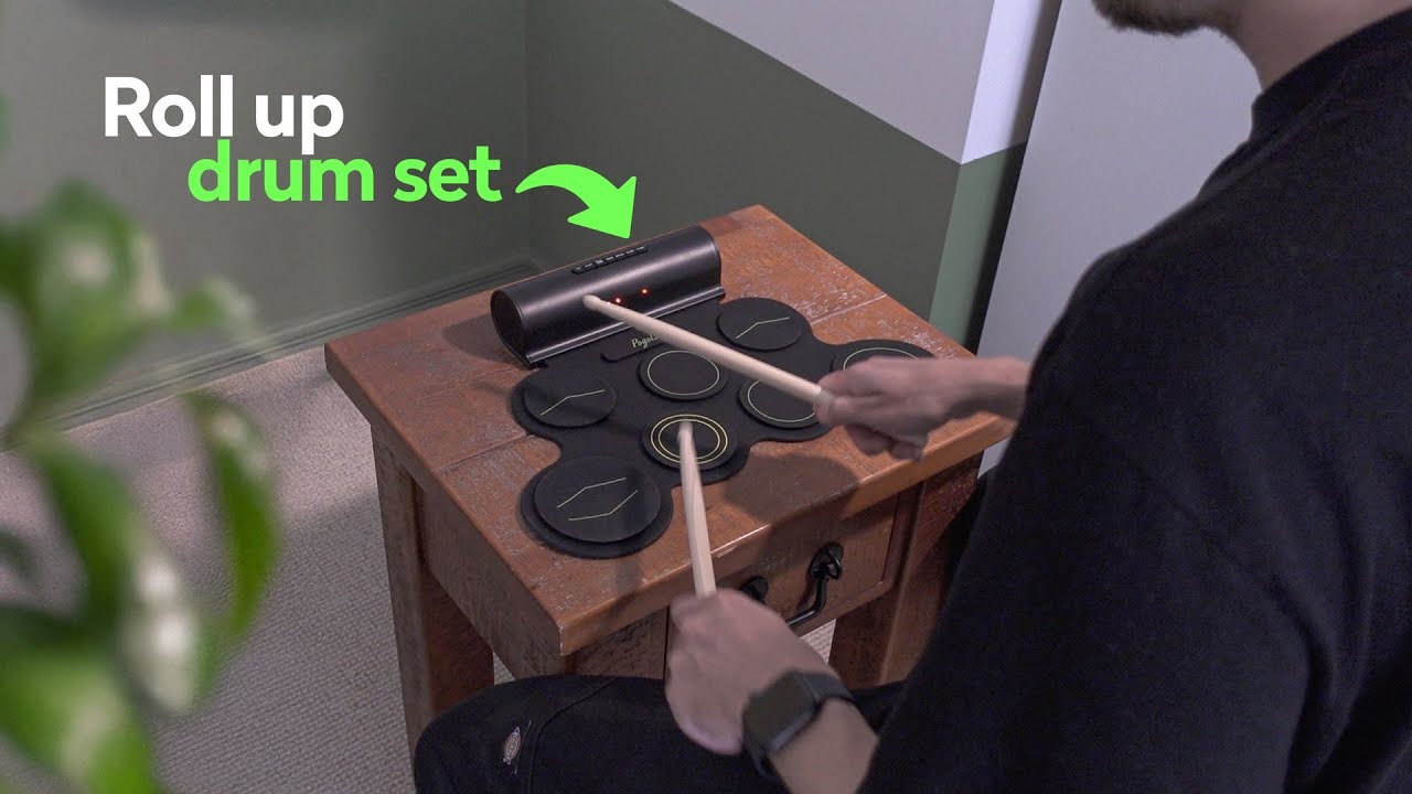 Mat Sun Boxing PORTABLE roll up drum mat UNBOXING | POGOLAB - YouTube