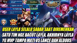 PRANK TOP GLOBAL MM PICK LAYLA SOLO RANK DI MYTHICAL GLORY - MOBILE LEGENDS