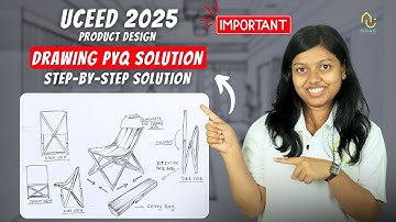 UCEED 2024 Product Design Drawing PYQ ✍️ | Step-by-Step Solution + Tips by  @ssacnidniftuceed ​
