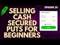 SELLING PUT OPTIONS ON ROBINHOOD FOR BEGINNERS | $500 WEEKLY INCOME