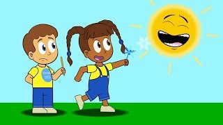 Mean Sun Melts Popsicle Cartoon ! || Best Cartoons || Konas2002