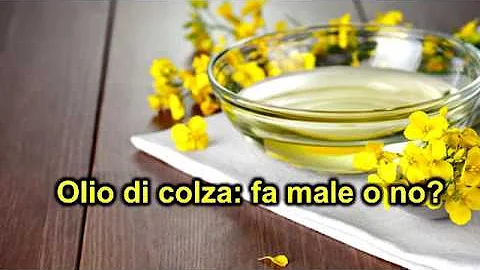 Per cosa viene utilizzato l'olio di colza?