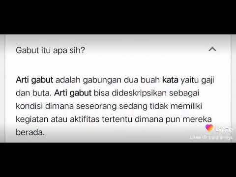 Yang Gak Tau Arti Gabut Ini Artinya Yaa Youtube
