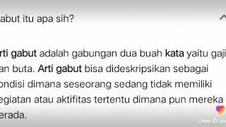 yang gak tau arti gabut ini artinya yaa 😊😊
