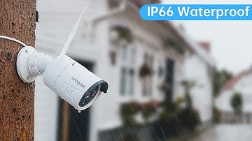 3MP Wireless Security Camera System with Audio 3TB Hard Drive,SMONET 8CH WiFi Home Surveillance