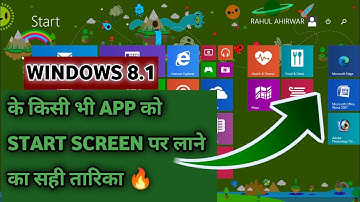 Windows 8.1- how to add icon to start screen