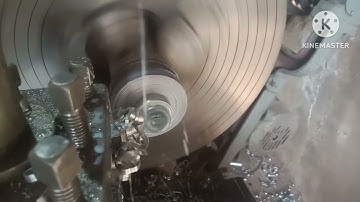 Turning operation in lathe machine #lathemachine #machineshop #engineering #latheoperator