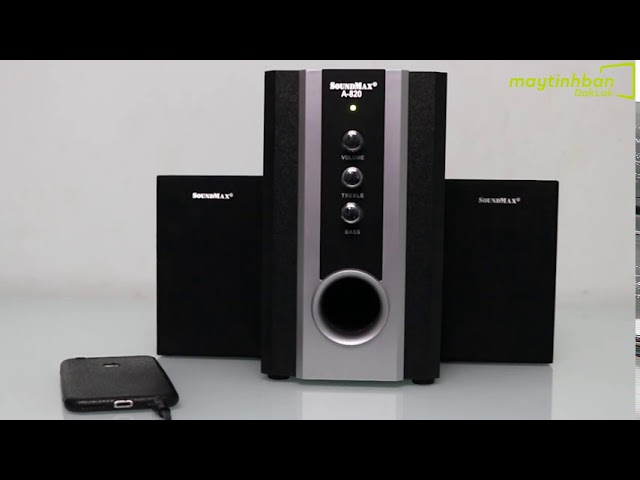 Test âm thanh Loa SoundMax A820 | maytinhbandaklak.com