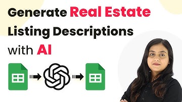 How to Auto-Generate Real Estate Listing Descriptions with AI