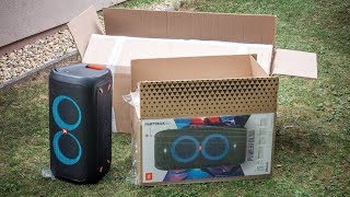 JBL Partybox 100 - live unboxing & first impressions