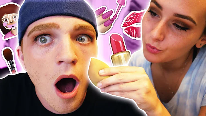 MY GIRLFRIEND DOES MY MAKEUP...