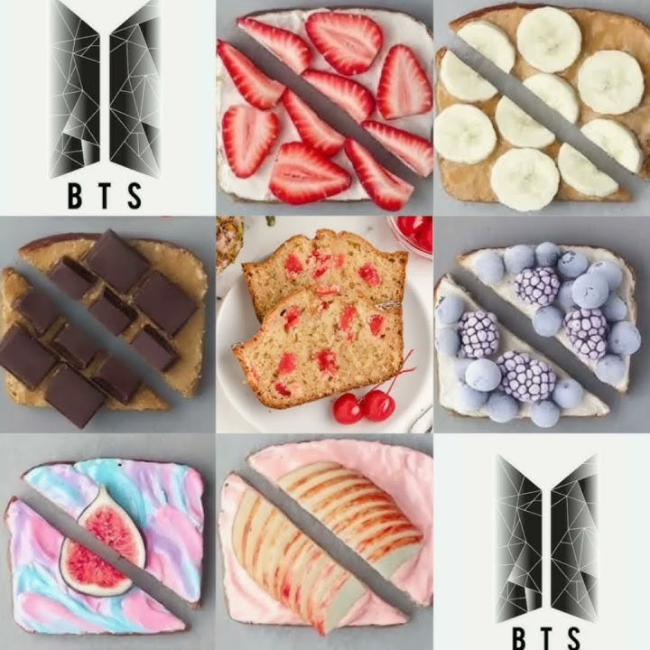 Bts members your favourite bread fruits ? ☺️☺️☺️