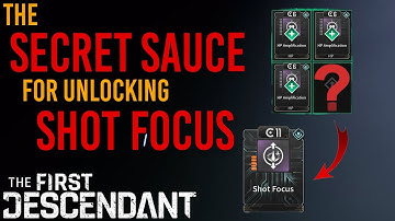 The SURPRISING METHOD I USED TO UNLOCK SHOT FOCUS | The First Descendant
