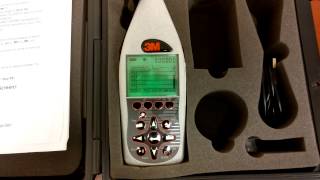 3M Sound Pro- Sound Level Meter Operation