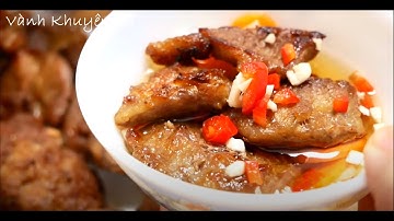 BÚN CHẢ HÀ NỘI - Cách ướp Thịt ngon đúng vị, Nướng Thịt, làm Nước Mắm, Đồ chua ăn kèm by Vanh Khuyen